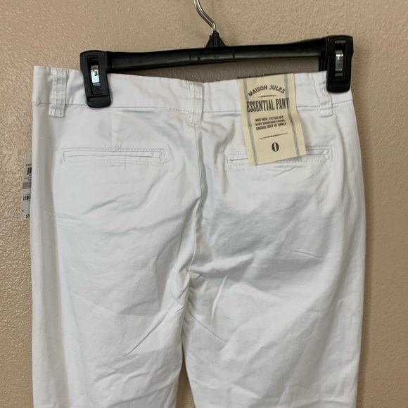 maison Jules white essentials pants - Picture 8 of 12